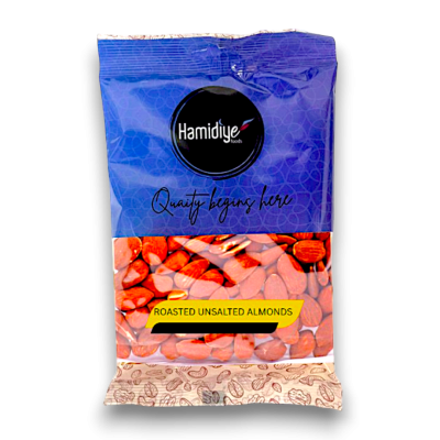 Hamidiye Roasted Unsalted Almonds (Nut Bag) 150gr