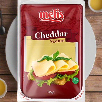 Melis Sliced Cheddar 150G