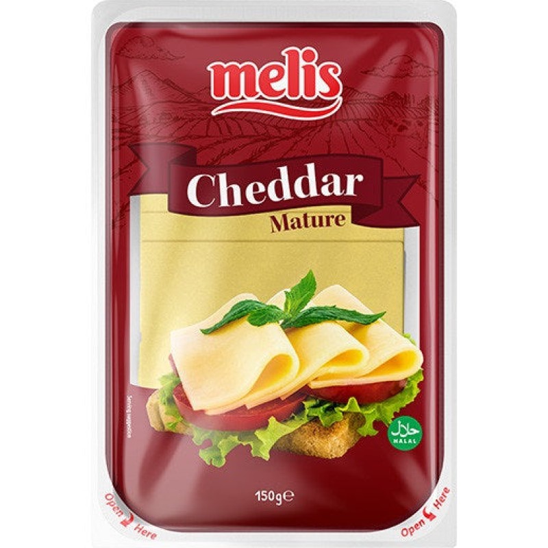 Melis Sliced Cheddar 150G