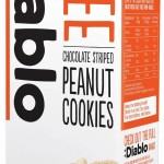 Diablo Sugar Free Chocolate Striped Peanut Cookies 150G