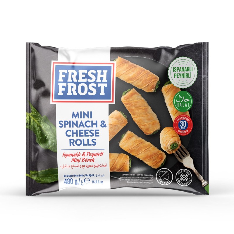 Freshfrost Donuk Mini Borek Ispanakli Peynirli 480G
