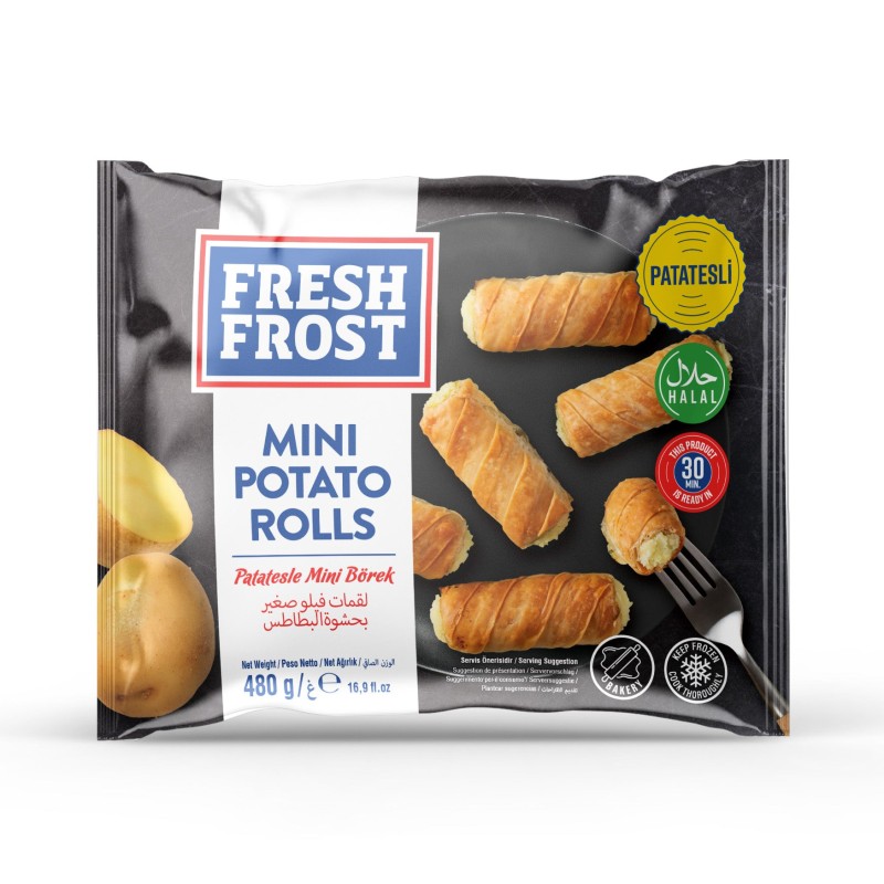 Freshfrost Donuk Mini Borek With Potato (Patatesli) 480G