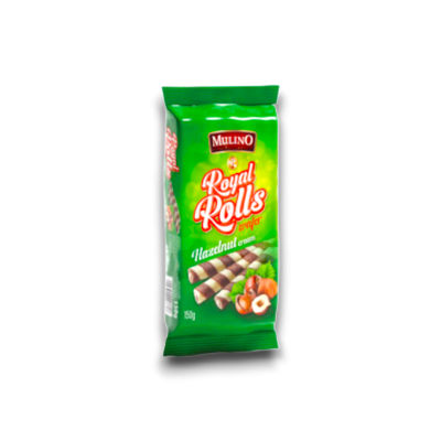 Mulino Wafer Rolls Hazelnut 150gr