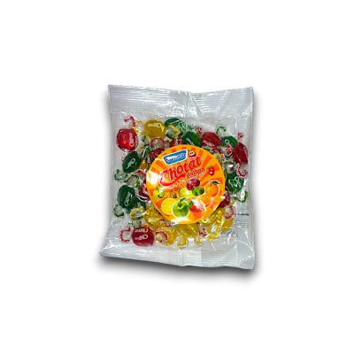 Yummys Fruit Flavoured Hard Candy 24x200gr