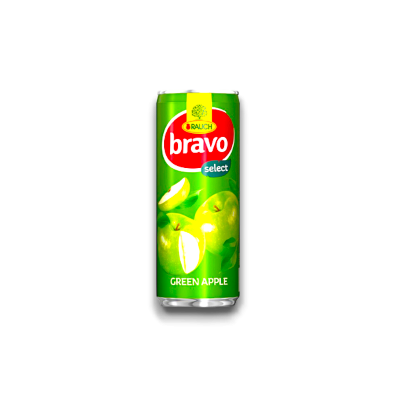 Rauch Bravo Green Apple Juice 250mlx12