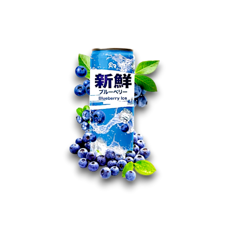 Fresh Blueberry Sparkling Drink (Pet Can)