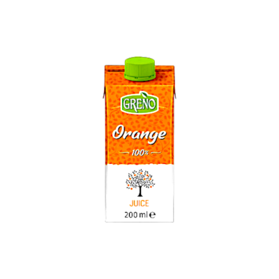 Greno 100% Orange Juice 200mlx24