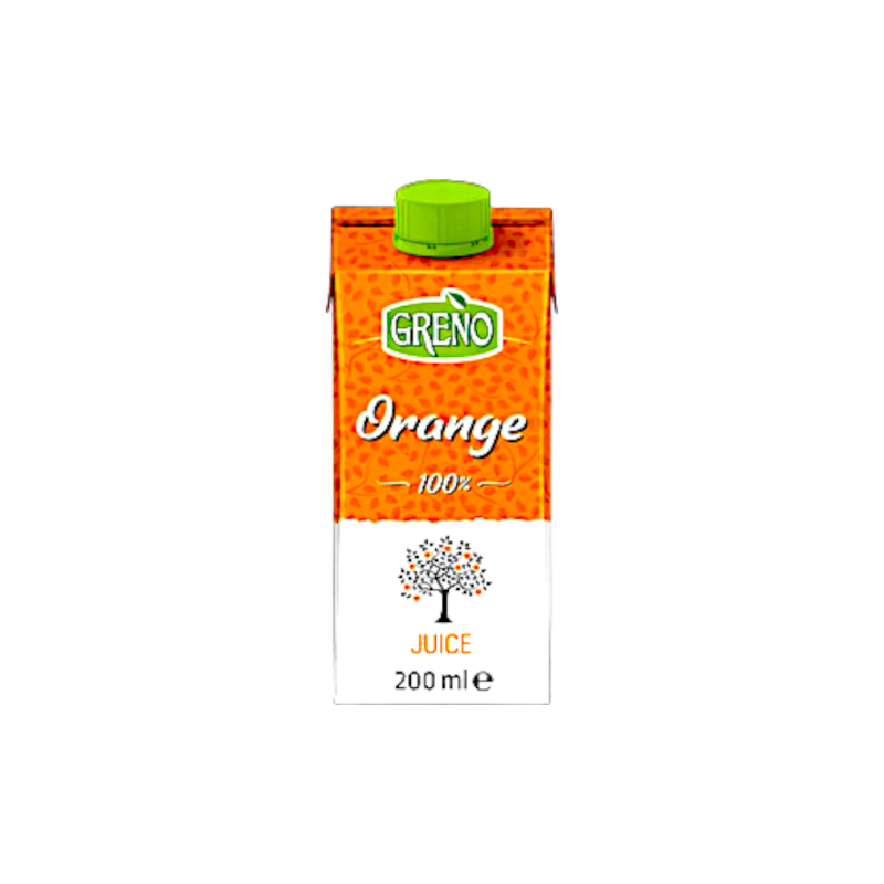 Greno 100% Orange Juice 200mlx24