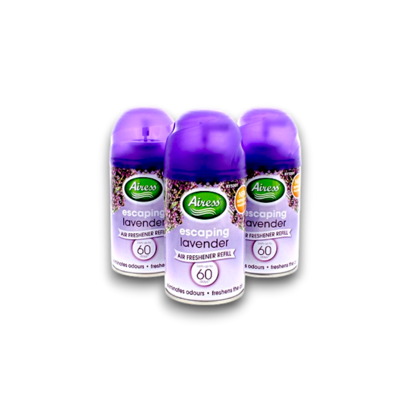 Airess Air Freshener Refill Escaping Lavender 250mlx12