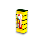 CaterGold Grooved Foam Sponge Scourers 5 pack