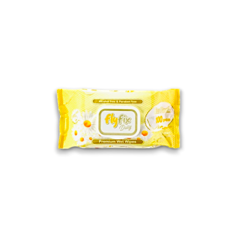 FlyFix Daisy Premium Wet Wipes 100X12