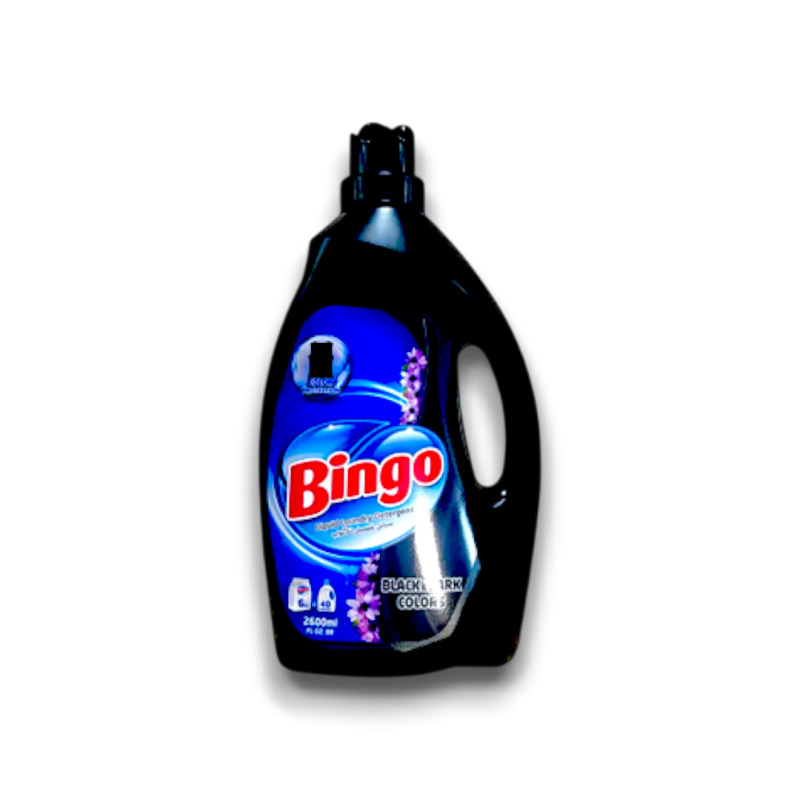 Bingo Liquid Detergent Black&amp;dark Colours 6x2600ml