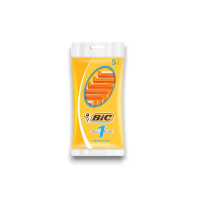Bic 1 Sensitive Disposable Razor 5 Pack