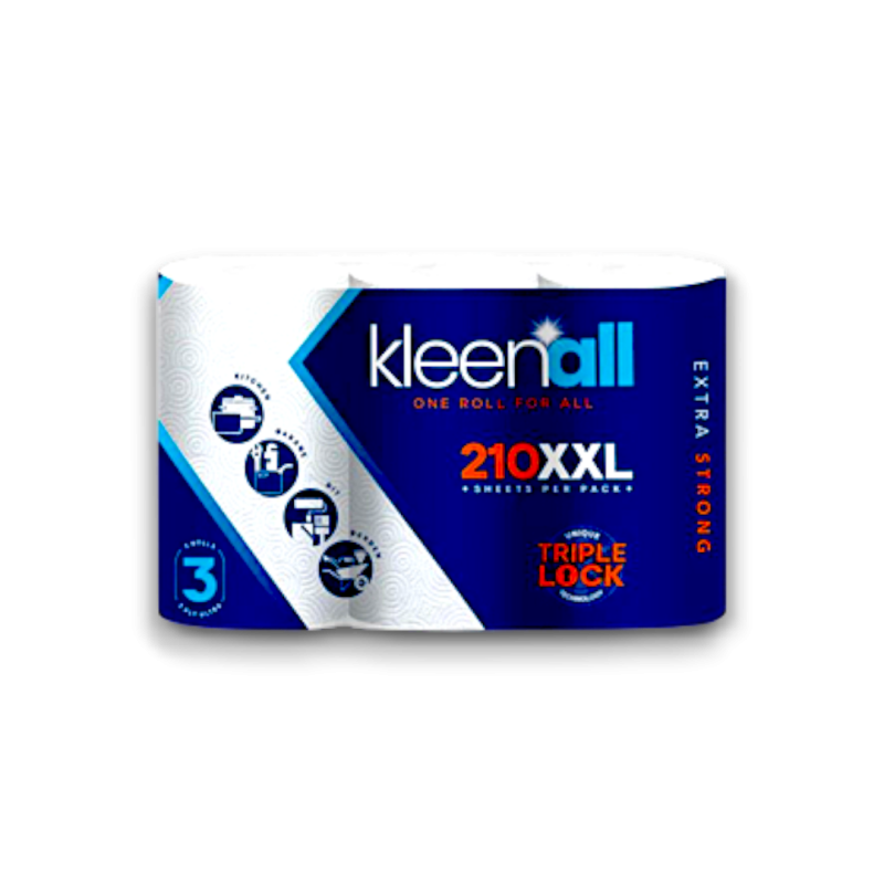 Kleenall 3ply Extra Strong Kitchen Towel 4x3pack