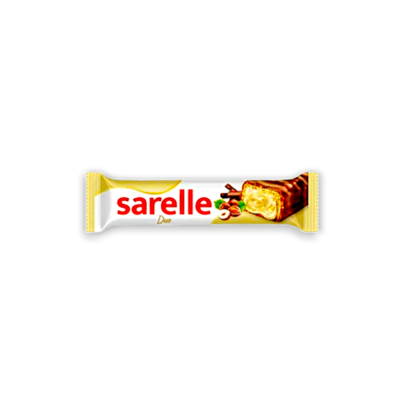 Sarelle Duo Milk Choco Covered Hazelnut Wafer