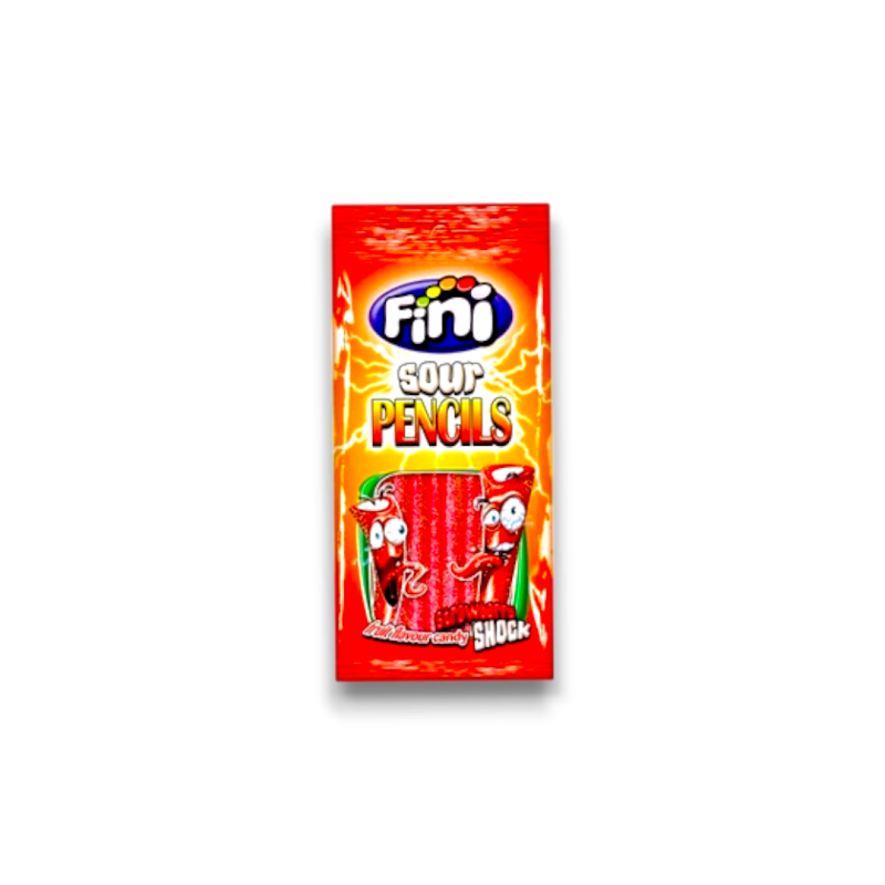 Fini Sour Strawberry Pencils (Bag)