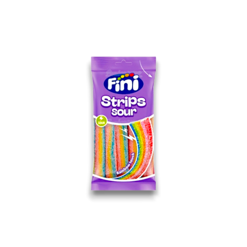 Fini Jelly Rainbow Sour Belts (Bag)