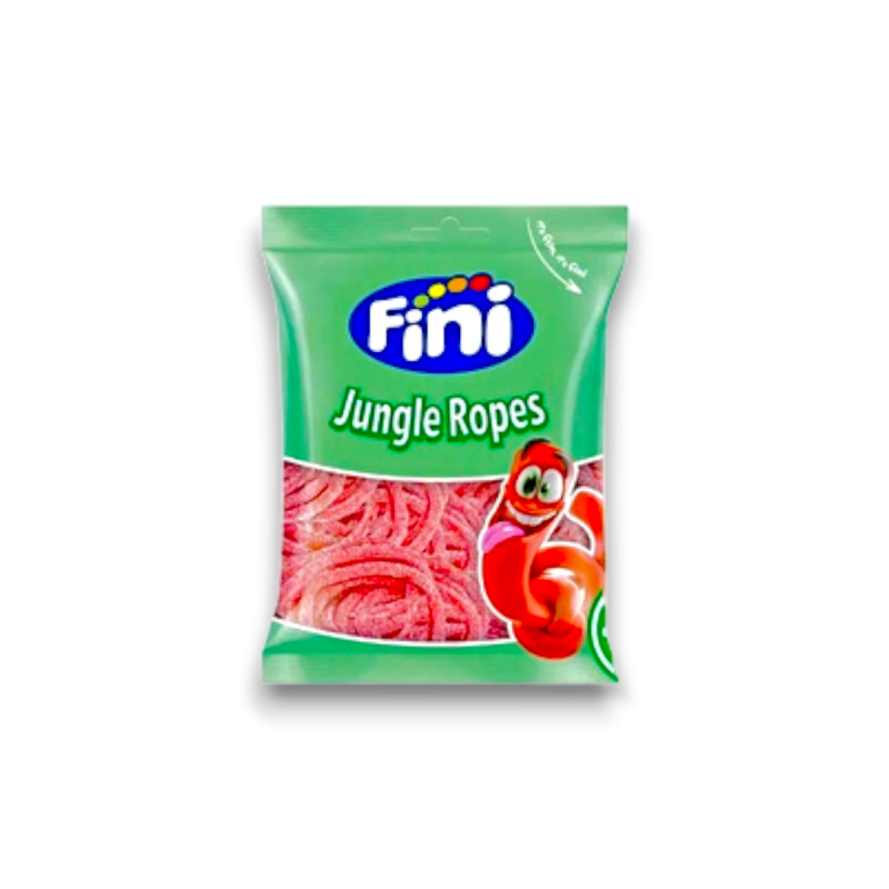 Fini Sour Strawberry Jungle Ropes (Bag)
