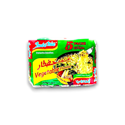 Indomie 5 Pack Veg Noodles (5*75gr)