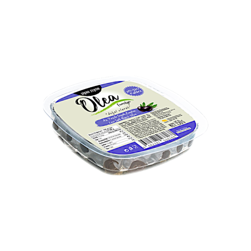 Olea Black Olives In Oil Low Salt-Vacc (Az Tuzlu) 150gr