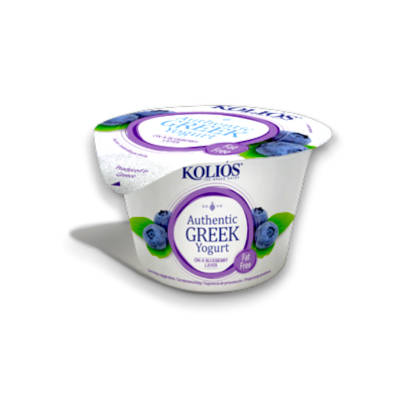 Kolios Greek Yoghurt Blueberry 6x150gr